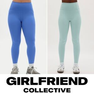 NWOT - 2 pairs leggings - Girlfriend Collective -Glass & Prism - S